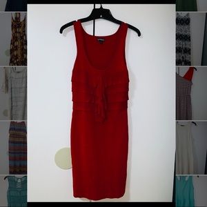 Red detailed dress